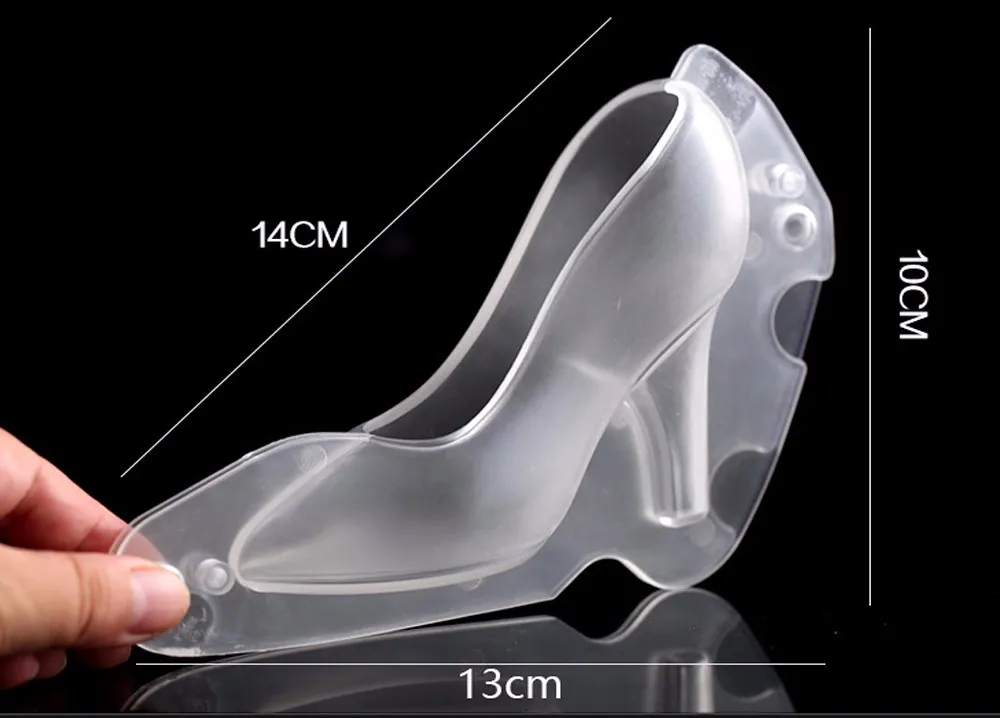 fondant high heel shoe chocolate mold desc size