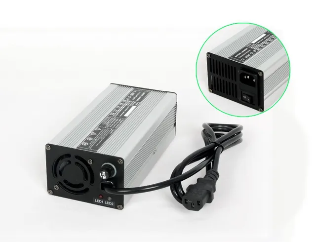 Us 37 49 6 Off Aluminum 48v 58 8v 6a Amp 14s Li Ion Lipo Battery Charger Electric Bike Scooter Use In Bicycle Accessories From Sports