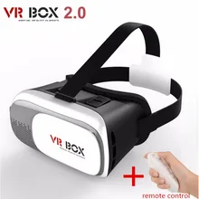 Hot Google Cardboard VR BOX II 2.0 Version VR Virtual Reality 3D Video Glasses for Iphone 3.5 -6.0 inch + Remote Control Gamepad
