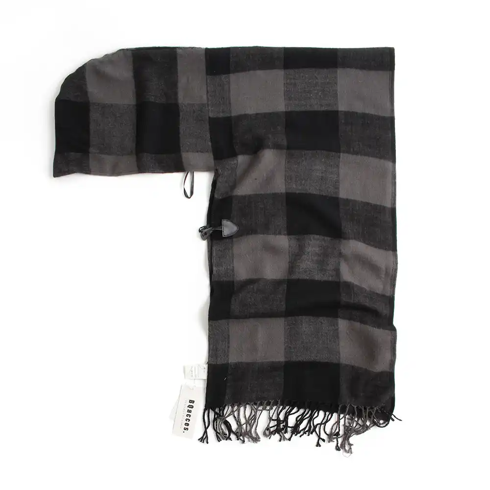 tartan scarf and hat