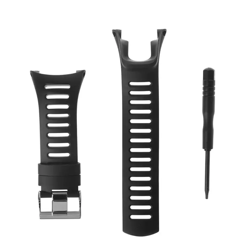 

Soft Silicone Replacement Men's Watch Band Strap For SUUNTO Ambit 1/2/3