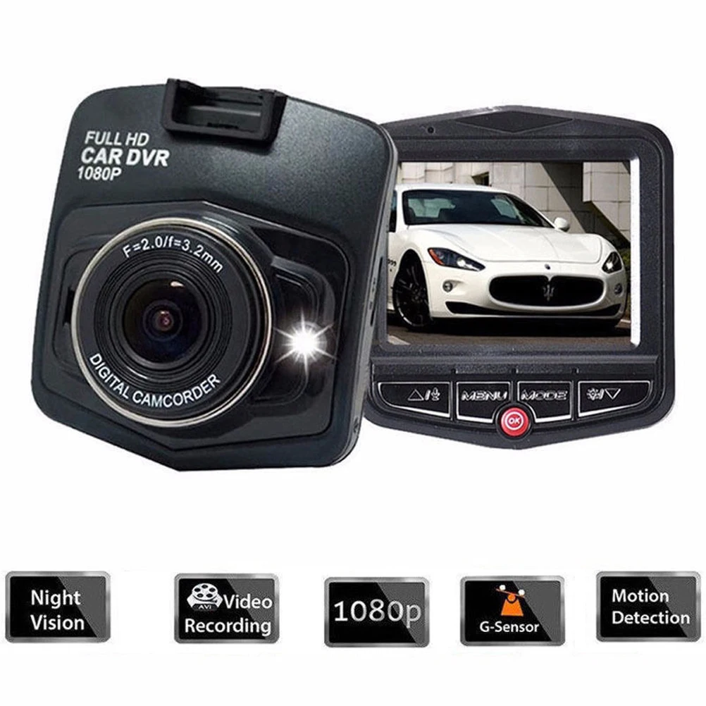Full HD 1080P 12MP Автомобильный видеорегистратор g-сенсор камера 170 градусов видеорегистратор циклическая запись ночного видения видеокамера автомобильная камера