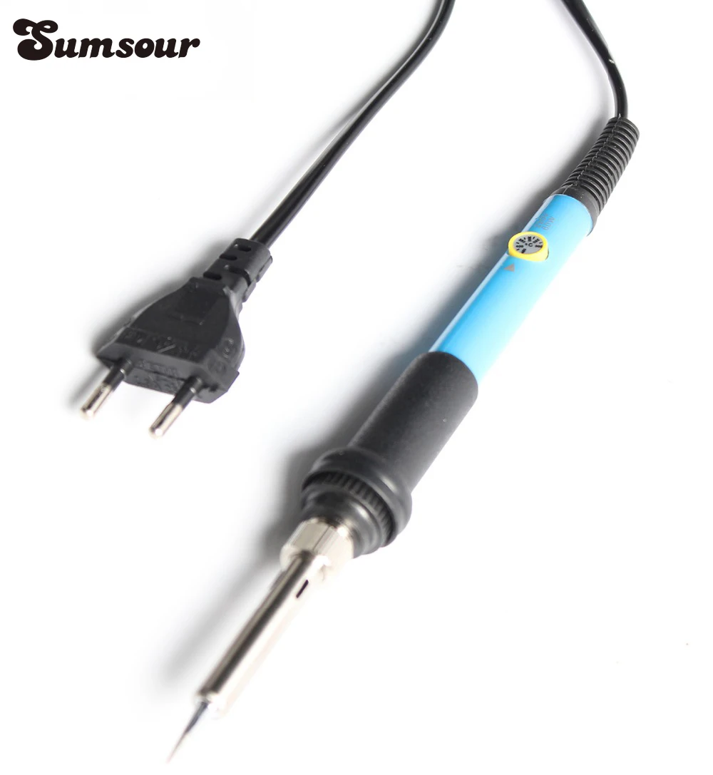 

New Arrive EU Plug 220V 60W Adjustable Temperature Electric Soldering Iron Pen Handle Solder Station Tool Welding Repair Rework