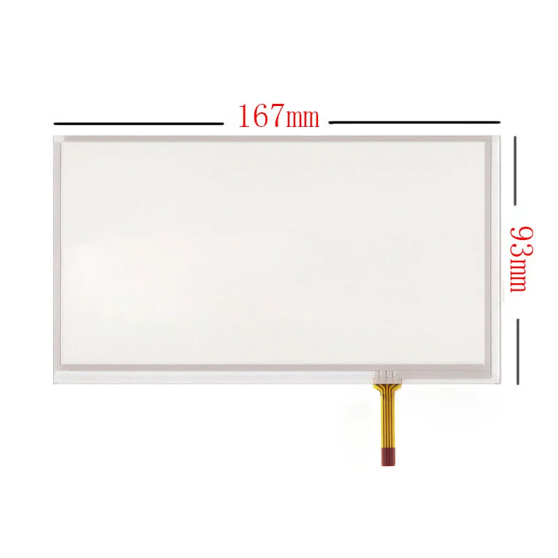 

New 7 inch 4Wire Resistive Touch Panel Digitizer Screen For Phantom DVM-7520G