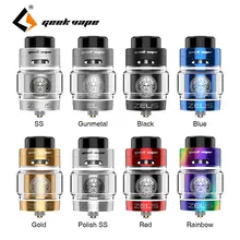 GeekVape Zeus Dual RTA 5,5 мл/4 мл/2 мл 26 мм распылитель бак Postless сборка колода и двойной дымоход дизайн электронная сигарета RTA танк