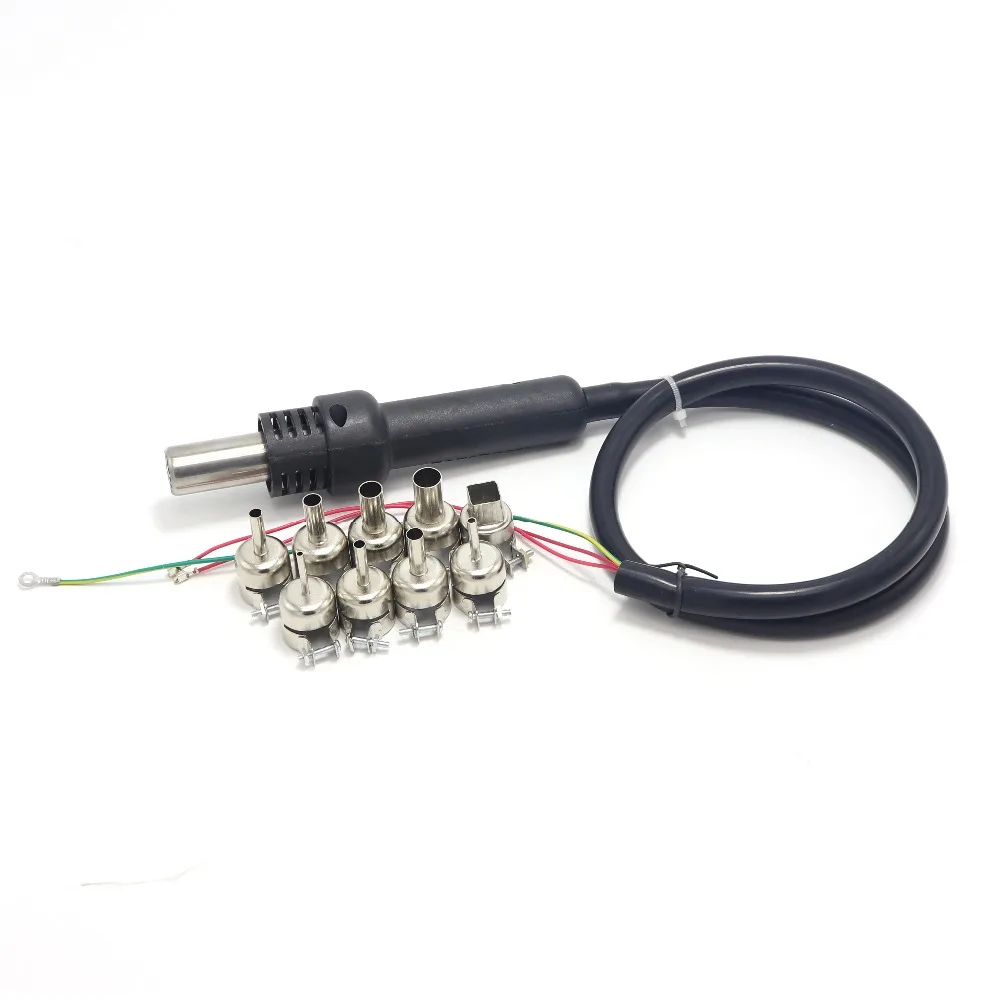 

Original KADA850 series digital display desoldering station hot air gun handle four core five wire and wind Tsui