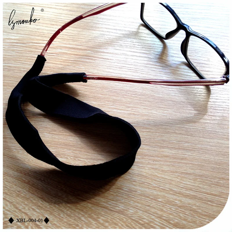 

Lymouko 2pcs/Lot Black Diving Glasses Strap Sport String Cord Holder Sunglasses for Nonslip Lanyard Elastic Neck Rope Strap