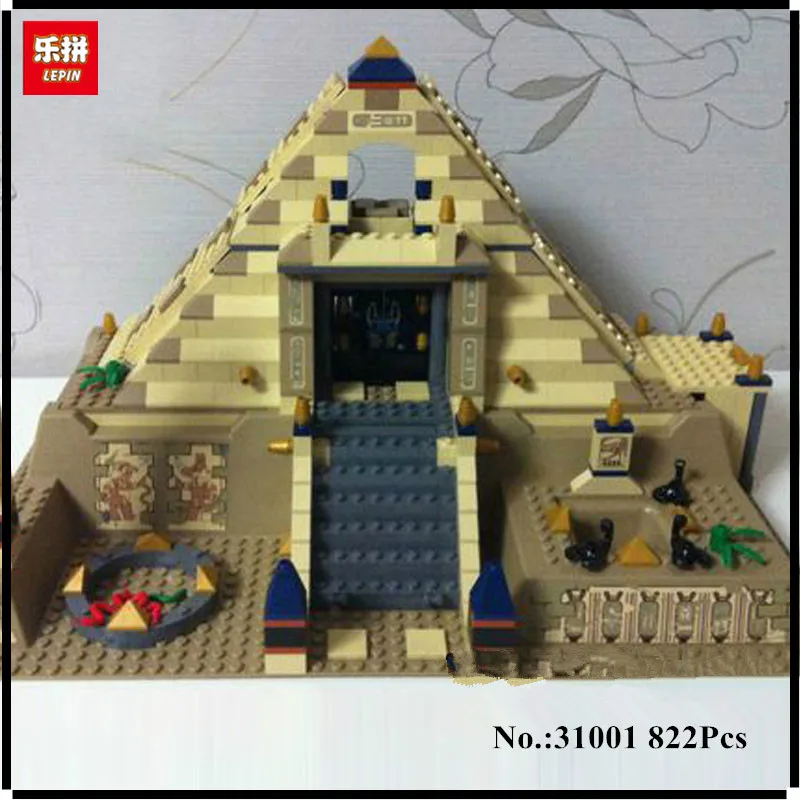 

IN STOCK Lepin 31001 822Pcs Egypt Pharaoh Series The Scorpion Pyramid Educational Building Blocks Bricks Toys Model Gift
