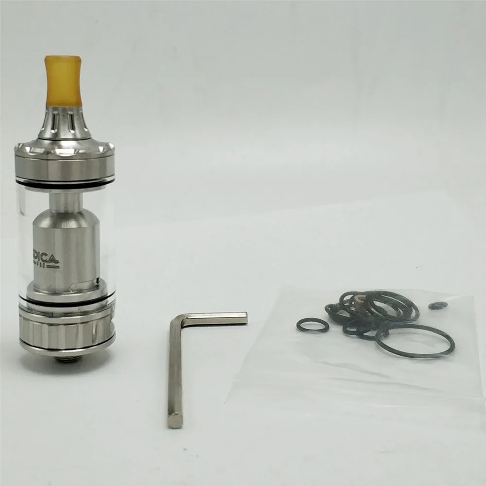 

Electronic Cigarette Atomizers Coppervape Spica Pro Style MTL RTA Spica Atomizer Simple Kit 22mm Diameter 3ml Capacity(Silver)