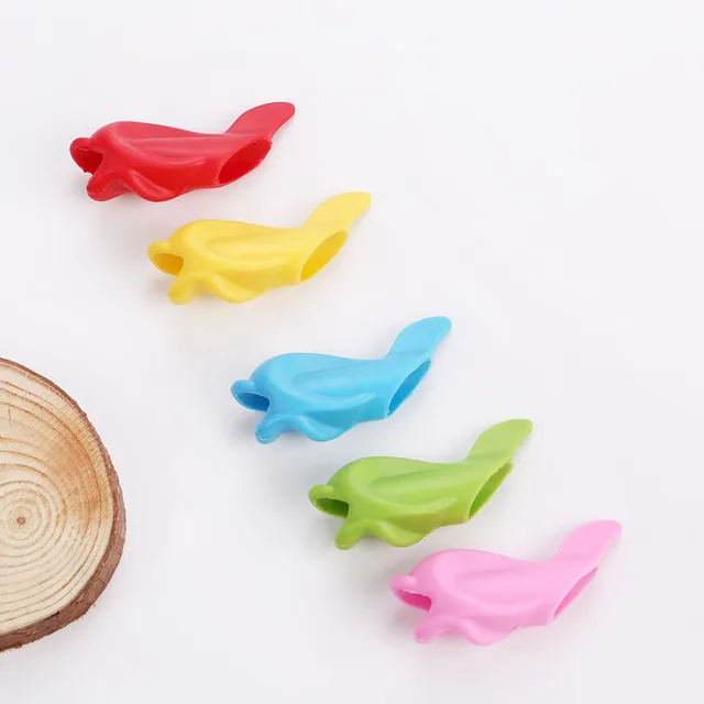 10Pcs/Lot Silicone Baby Kids Learning Toy Writing Posture Tool Hold Pen Correction Set Children Student Education Gif 3