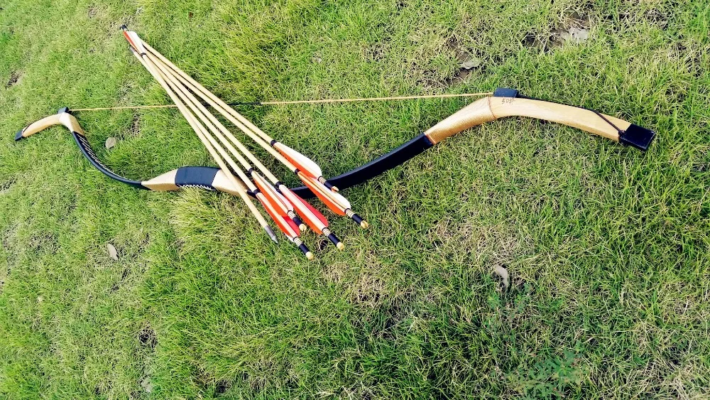 20-50lbs tr à l’arc arc tradtonnel arc récursf chasse arc mongole