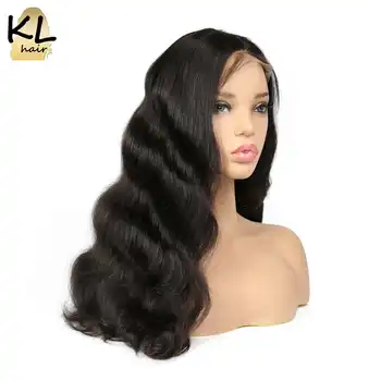 250% Density Body Wave Lace Front Human Hair Wigs For Black Women Natural Color Brazilian Remy Hair Wig With Baby Hair KL Hair
