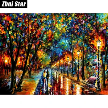 

5D DIY Diamond Painting "After the Rain" Embroidery Full Square Diamond Cross Stitch Rhinestone Mosaic Painting Home Decor Gift