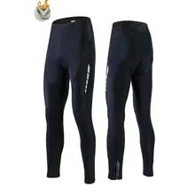 Caliente зимний теплый флис Larga Ciclismo Del Babero de La Bicicleta 9D гелевая подкладка нагрудник для велосипеда Hombres ropa Ciclismo Mtb