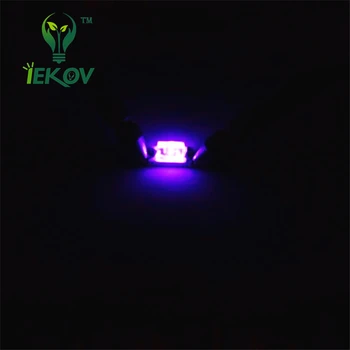 

100 pcs 1206 SMD UV Purple led 395-400nm SMT LED Light Diode Water Clear DIY Super Bright Emitting Diodes