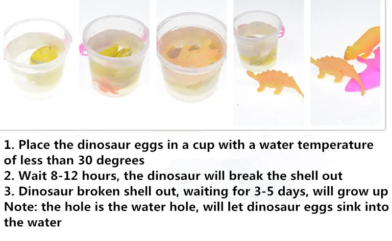 30 шт. яйца пасхальные яйца большой динозавр яйца 30 питьевой воды будет вылупился динозавра Детские творческие раннее образование игрушки