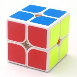 Yj Guanpo 2x2x2 скоростной куб магический куб головоломка Черный 2x2 стикер скоростной куб обучающий игрушки для детей с синдромом аутизма подарок