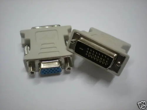 

Connector for Male DVI to Female SVGA VGA DB15 2 pcs per Lot