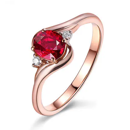 

HANDMADE PERSONALIZED PURE gold ringy choose ruby stone and engrave names diamond treasureruby ring custom gold birthstone