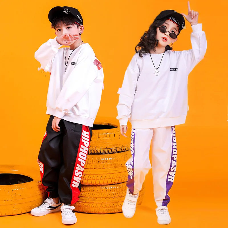 Baby boy Girl summer clothes set 2019 8 10 12 14 16 18years dance costume kids hip hop kids toddler girl fashion clothes outfit (4)
