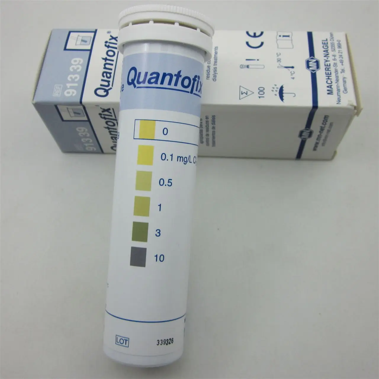 Тест бумага для определения качества воды с остаточным хлором 91339