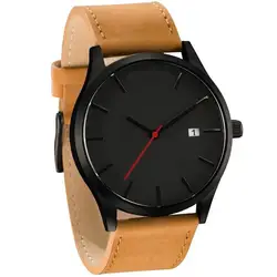 Мужские часы модные часы для мужчин 2019 Топ бренд класса люкс мужские спортивные часы кожаные повседневные часы reloj hombre erkek kol saati