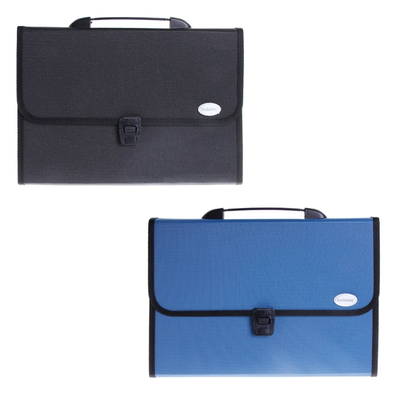 

A4 Business Document Storage Expandable File Folder Office Waterproof Briefcase Document Bag
