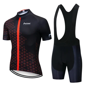 

2020 NW Northwave Cycling jersey Set Summer Bicycle Clothing Maillot Ropa Ciclismo MTB Bike Clothes Sportswear Suit Cycling