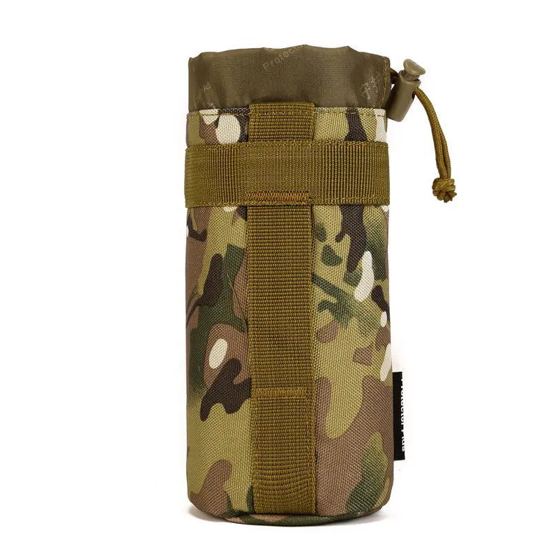 Sinairsoft Молл система бутылки воды восхождение сумки d-кольцо hol D er Drawstring Сумка армия прочный путешествия Туризм воды Сумка - Цвет: CP