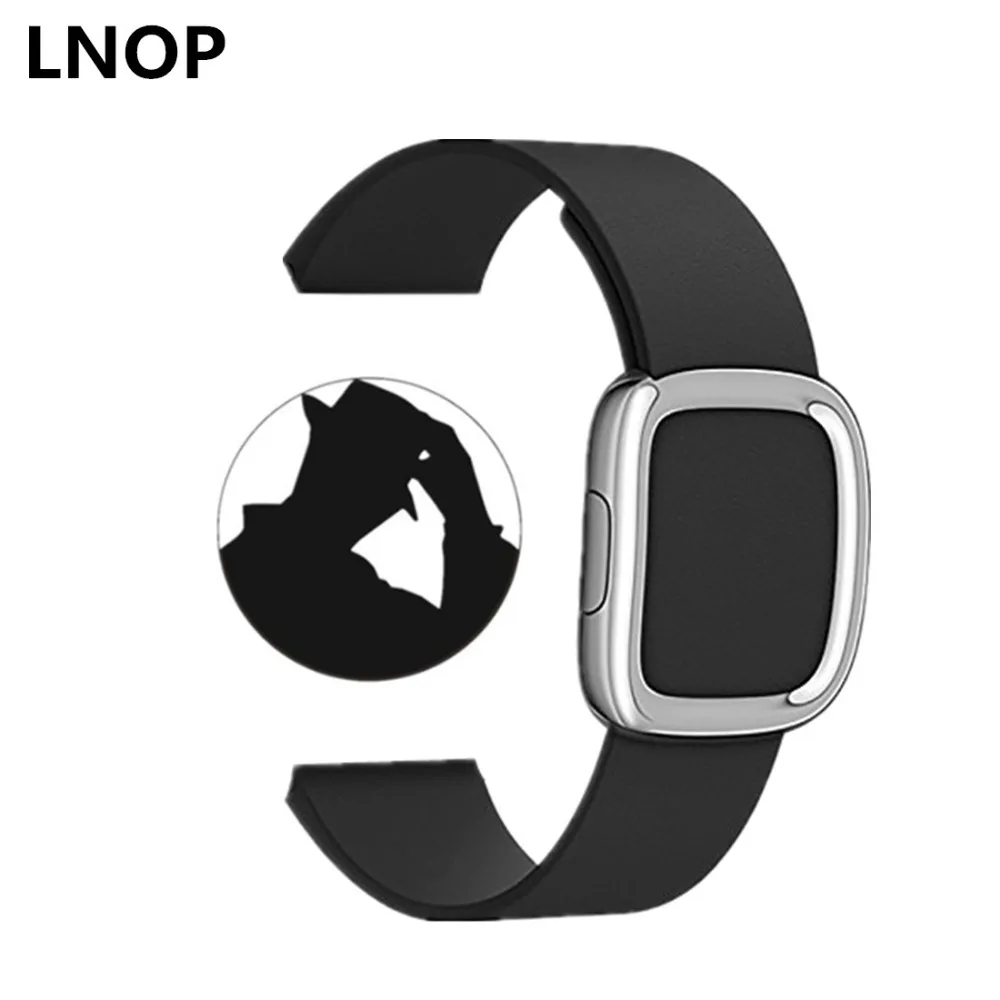 LNOP leather modern buckle strap for apple watch band 42 mm/38 watch bracelet Genuine Leather watch band for iwatch 1 2 3 LNOP leather modern buckle strap for apple watch band 42 mm/38 watch bracelet Genuine Leather watch band for iwatch 1 2 3