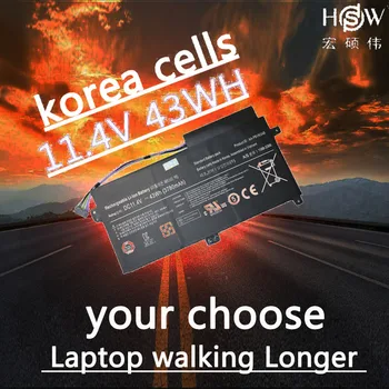

HSW 11.4v 43wh/3780mah Aa-pbvn3ab Ba43-00358a Laptop Battery Np470r5e Np470 Np510 370r4e 510R Np370r4e bateria akku
