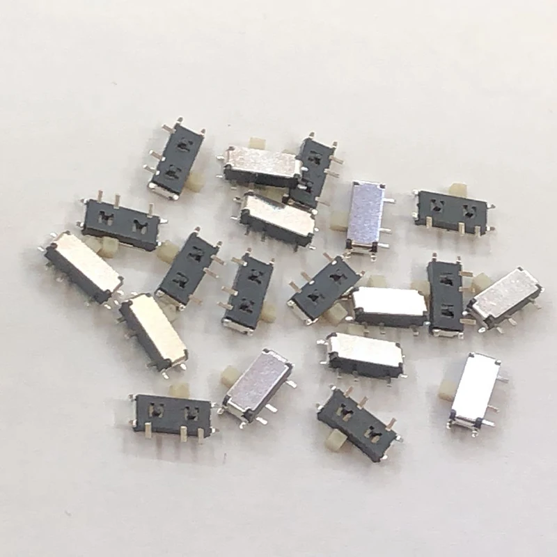 50 шт./лот мини 7-контактный вкл/выкл 1P2T SPDT MSK-12C02 SMD тумблер слайдер новый