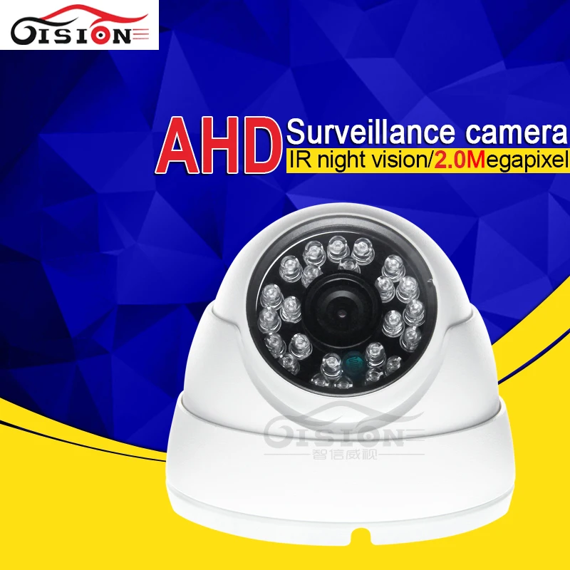 

Gision Vehicle Metal Indoor Camera CCTV Security System 2.0MP AHD Camera White Color IP67 Waterproof IR Night Vision Dom Camera