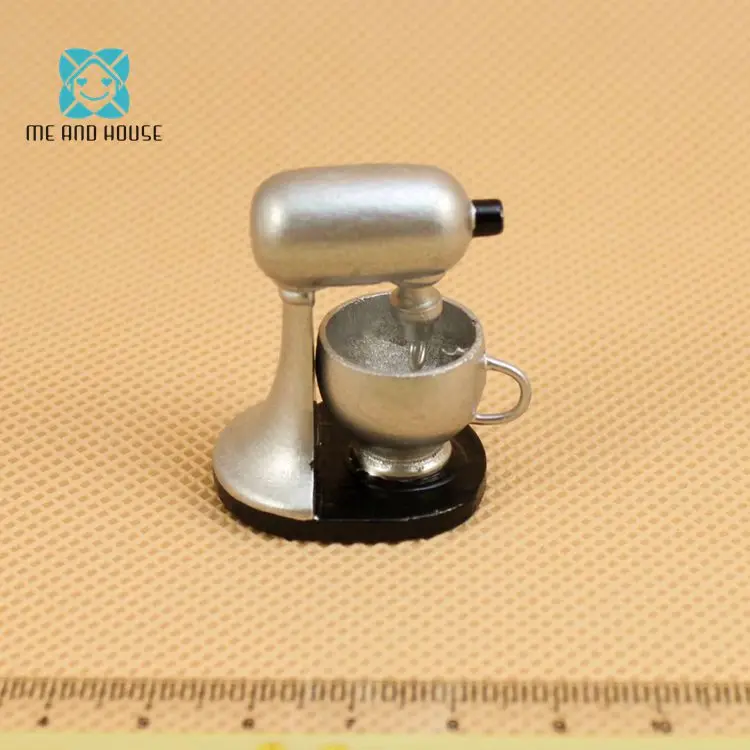 

Dollhouse kitchen accessories 1:12 Doll House Miniature kitchen silvery blender non-working