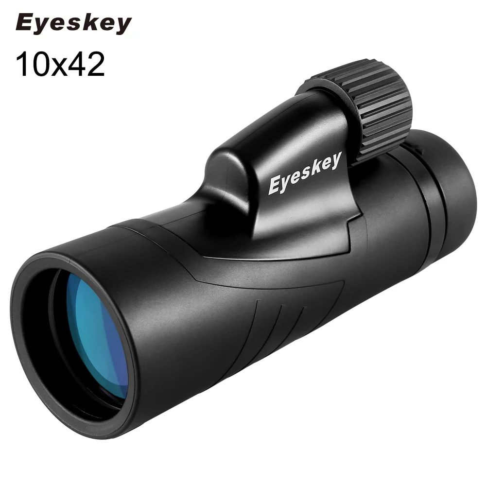 EYESKEY 8510-10X42 Монокуляр азотный Водонепроницаемый Anti-shake ремень BAK4 Призма FMC покрытие Портативный телескоп для спорта на открытом воздухе