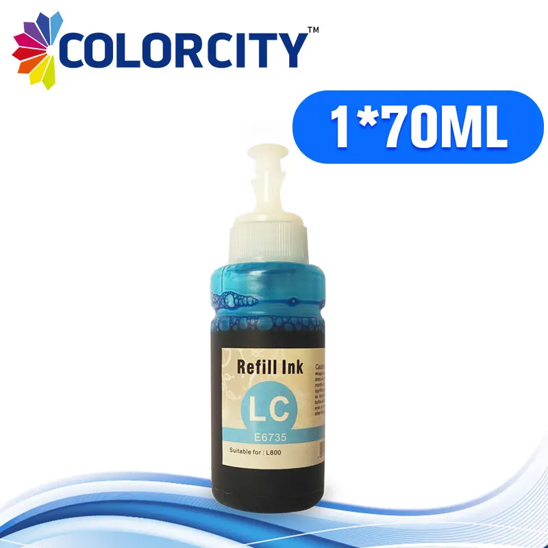 Aliexpress.com : Buy 1pcs 70ml Light Cyan LC ink T6735 special dye ink ...