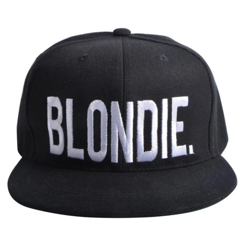 بلوندي براوني التطريز الساخن بيع snapback القبعات القطن زوجين تنس قبعات الهيب تعديل