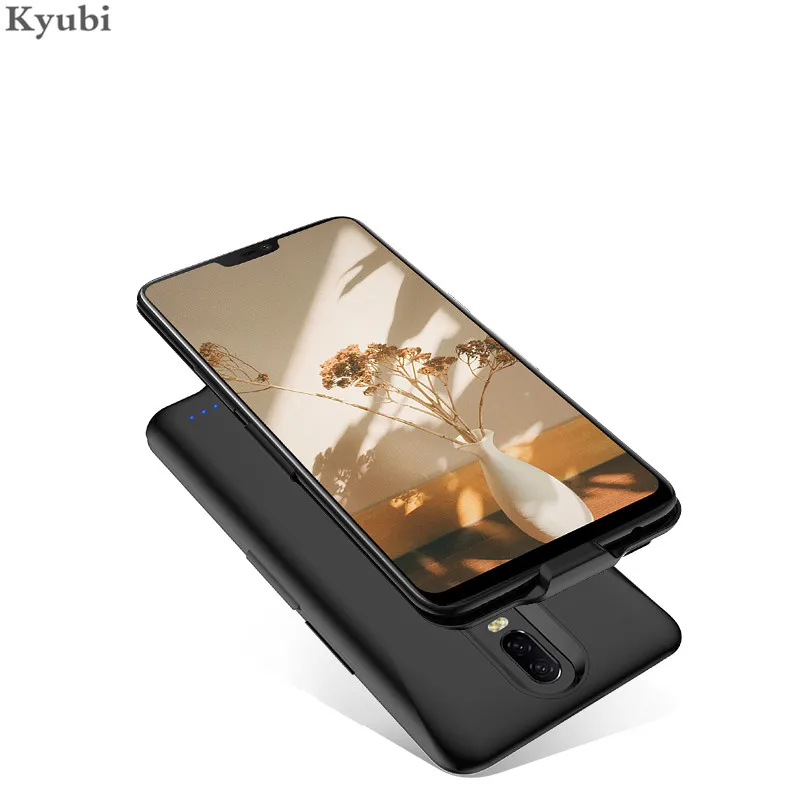 

6500mah ultra thin battery charger case for Oneplus 6 6T 7 external portable wireless charging cover for One Plus 6 6T 7 luxury