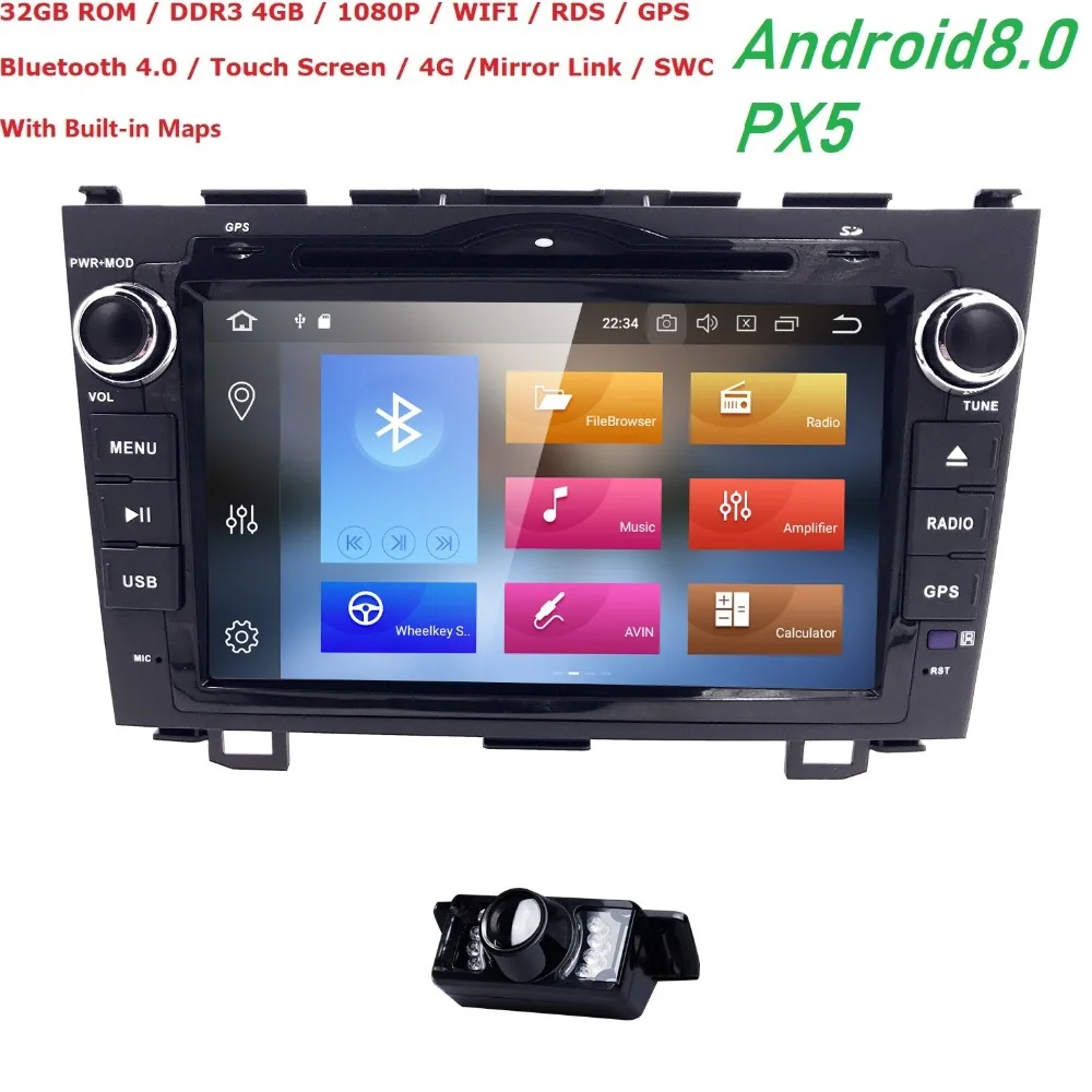 Excellent Hizpo NEW Android 8.0 8 inch Octa Core Car dvd Video GPS For Honda CRV 2006-2011 Capacitive screen 1024*600+4G wifi+4GRAM+32GROM 4 Excellent Hizpo NEW Android 8.0 8 inch Octa Core Car dvd Video GPS For Honda CRV 2006-2011 Capacitive screen 1024*600+4G wifi+4GRAM+32GROM 4