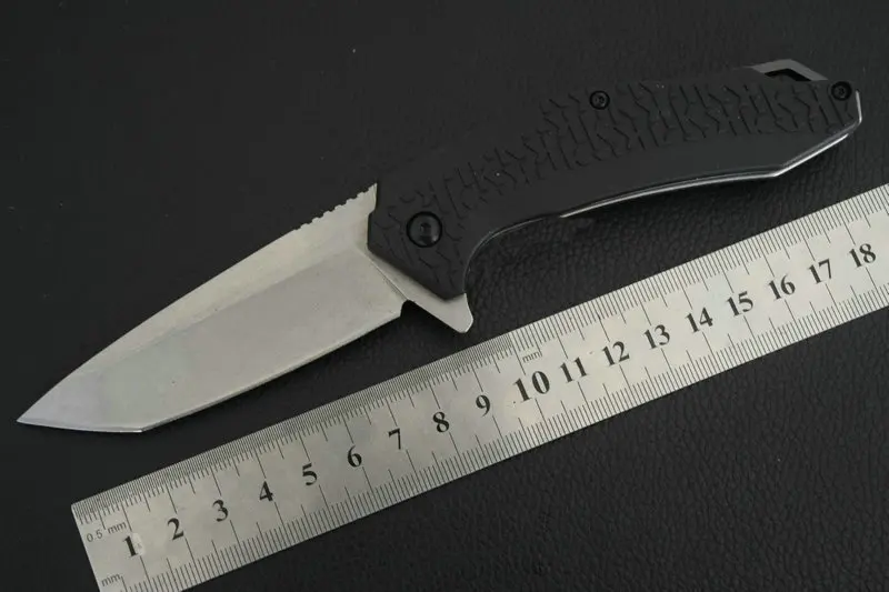 Цена Trskt Ker 3840 Флиппер складной Ножи тактические, 8Cr13mov Сталь, Стекло усиленный нейлон ручки карманные ножи выживания Открытый