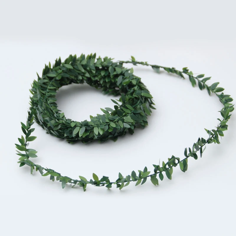 Шелковая гирлянда из зеленых листьев 7 5 м|artificial flower vine|flower vineartificial flowers |