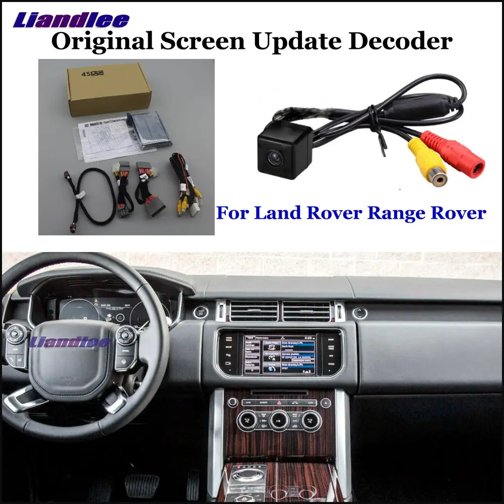 

Liandlee Car Original Screen Update System For Land Rover Range Rover Rear Reverse Parking Camera Digital Decoder Display
