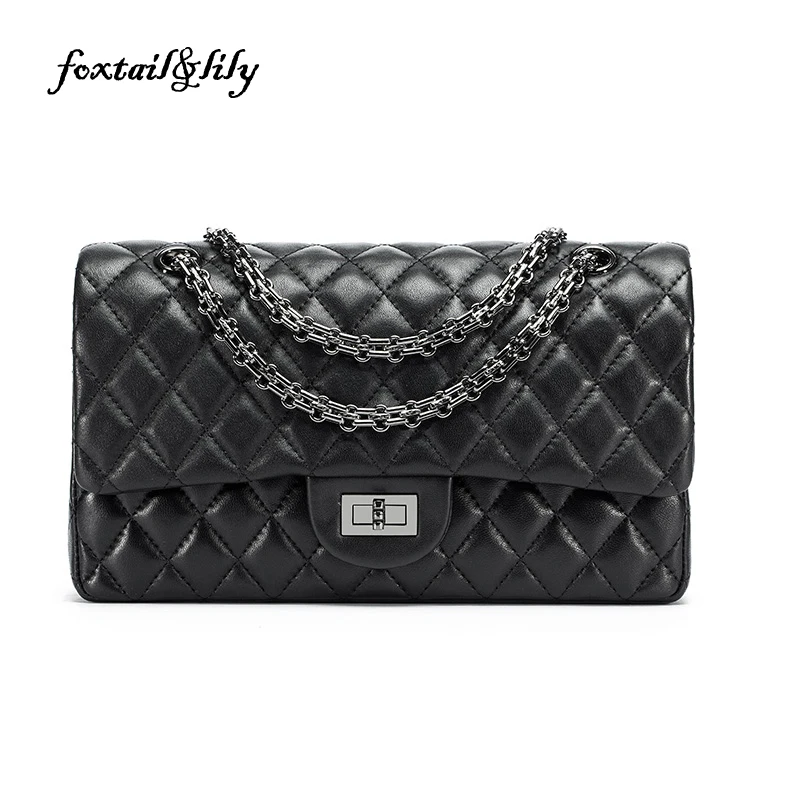 Лисохвост и Лили Новинка 2017 года осенью зимой кожа небольшой аромат плеча