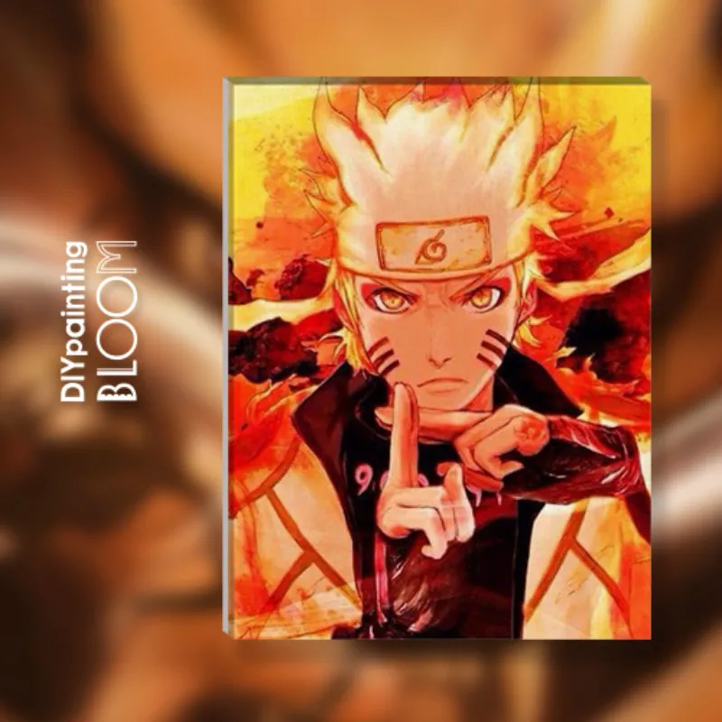 

Anime Naruto Oil Painting By Numbers Japanese Animation Paints Canvas Wall Poster Home Wall Print Modern Art Decor Poster