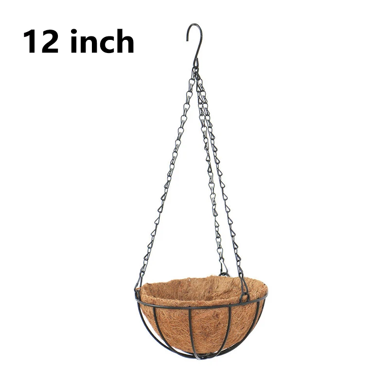 

Large Basket Wall Hanging Garden Balcony Home Flower Plant Pot Plastic Planter