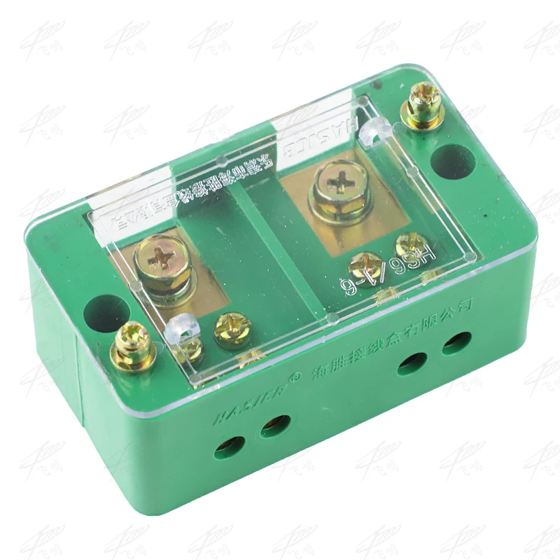 

Single Phase 2-IN 4-OUT Wire Terminal Box Household Distribution Box Terminal Row 220V FJ6