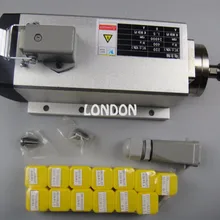 Комплект ЧПУ шпинделя ER11 воздушное охлаждение 1.5KW шпинделя+ 13 штук ER11 Цанга