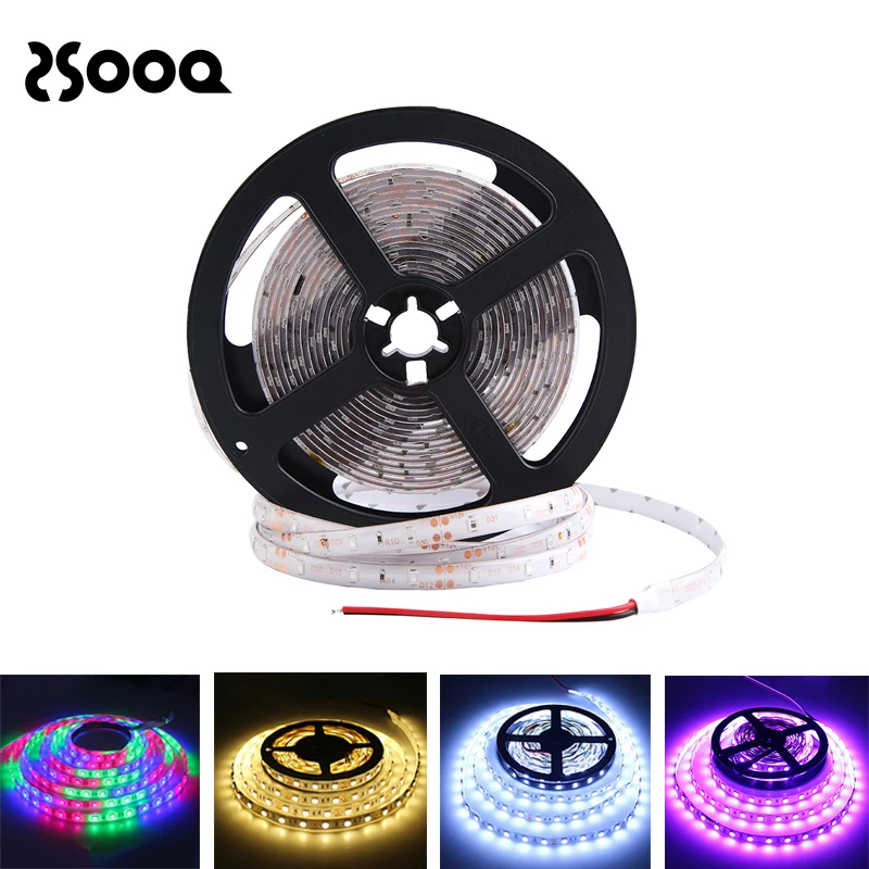 5 м/рулон 300 светодиодов Пиксельная полоса света DC12V 2835 5050 RGB светодиодная лента