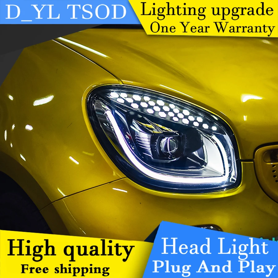 Car Styling Headlights For Benz Smart LED Headlight For Benz Smart Head