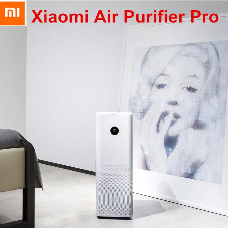  01 Mi Air Purifier Pro OLED Air Cleaner 500m3/h Wireless Smartphone APP Control Home Intelligent Ai